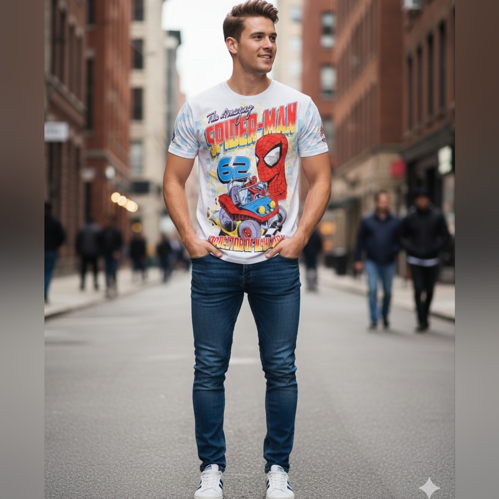Marvel‎ Amazing Spider-man 62 Protector Of New York Shirt Size XL